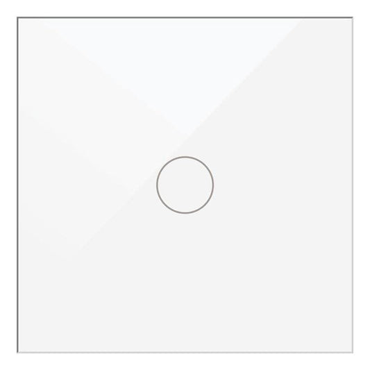 WESA White Glass Touch Switch Recessed with LED Indicator