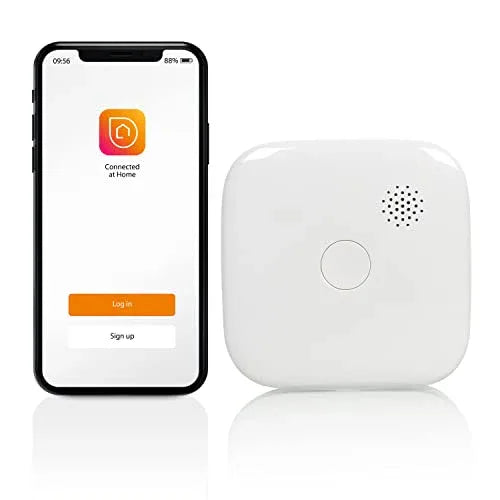 Smartwares Classic Wi‑Fi Smoke Detector with 85 dB Alarm, White - Gomix Brands Outlet
