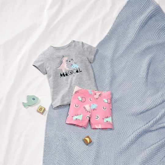 Lupilu 386712 Girls' Pajama Set Multicolor 98-104 cm