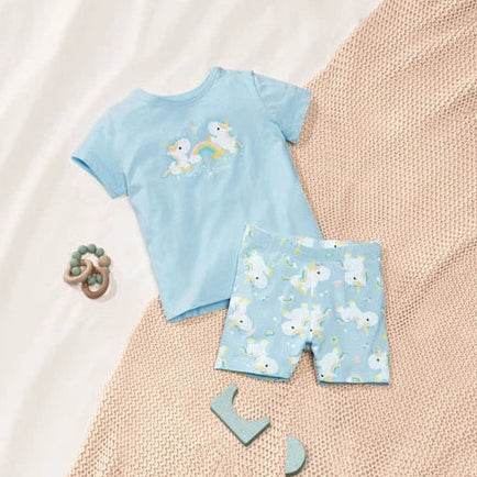 Lupilu 386712 Girls' My Little Pony Pajama Set Light Blue