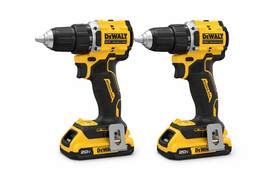 2-DEWALT Atomic Compact 20V MAX Brushless 1/2\" Drill/Driver Kit