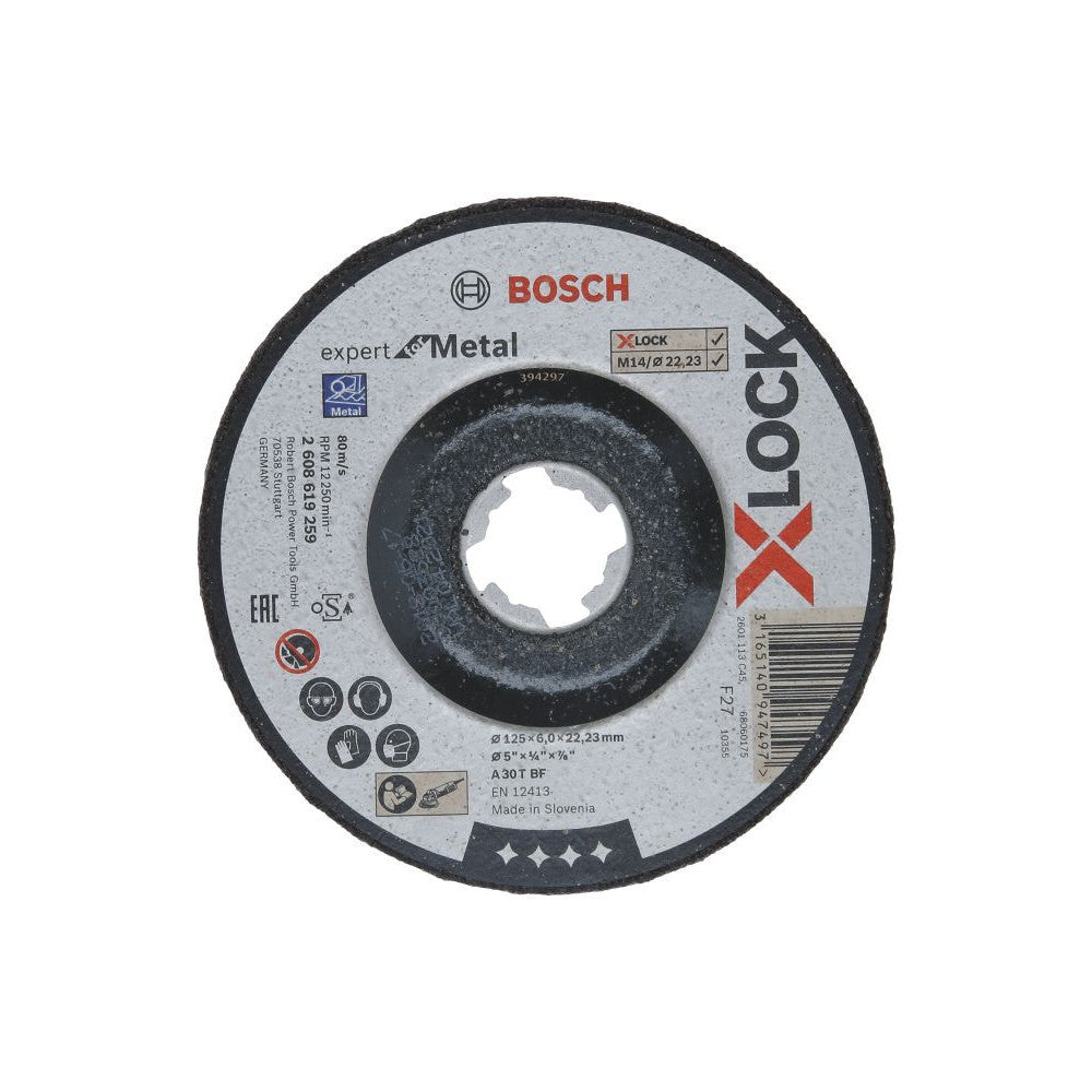 Bosch Expert 125mm Metal Grinding Disc for Angle Grinders