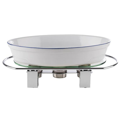 3-Light Stainless Steel Chafing Dish Warmer with GN 1/1 Compatibility