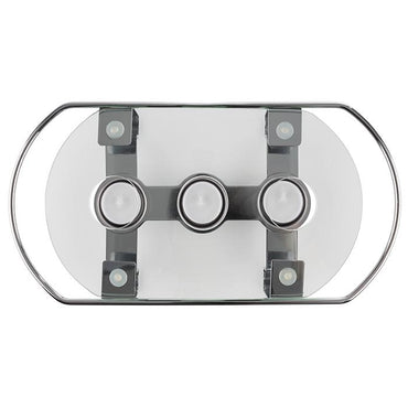 3-Light Stainless Steel Chafing Dish Warmer with GN 1/1 Compatibility