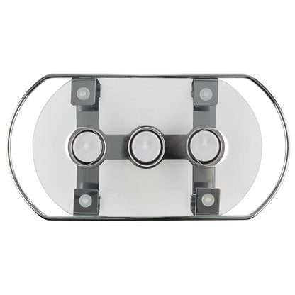 3-Light Stainless Steel Chafing Dish Warmer with GN 1/1 Compatibility