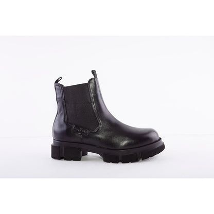 Bugatti Black Fashion Zip Gusset Ankle Boots with Memory Insoles