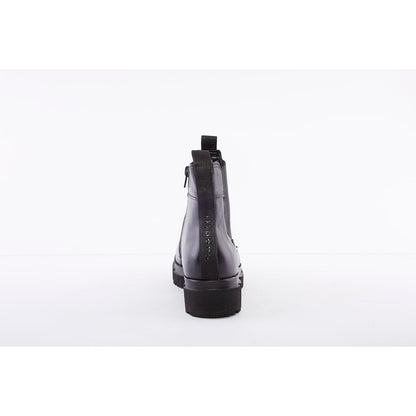Bugatti Black Fashion Zip Gusset Ankle Boots with Memory Insoles