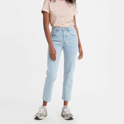 Women's Levi's 501® Crop Jeans - Classic Straight Fit Denim in Blue