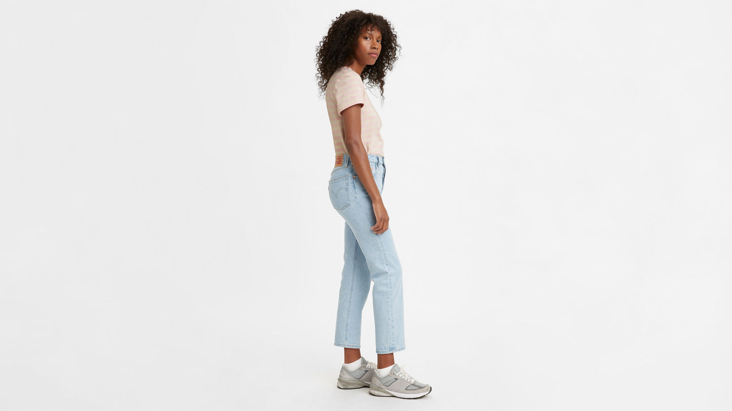 Women's Levi's 501® Crop Jeans - Classic Straight Fit Denim in Blue
