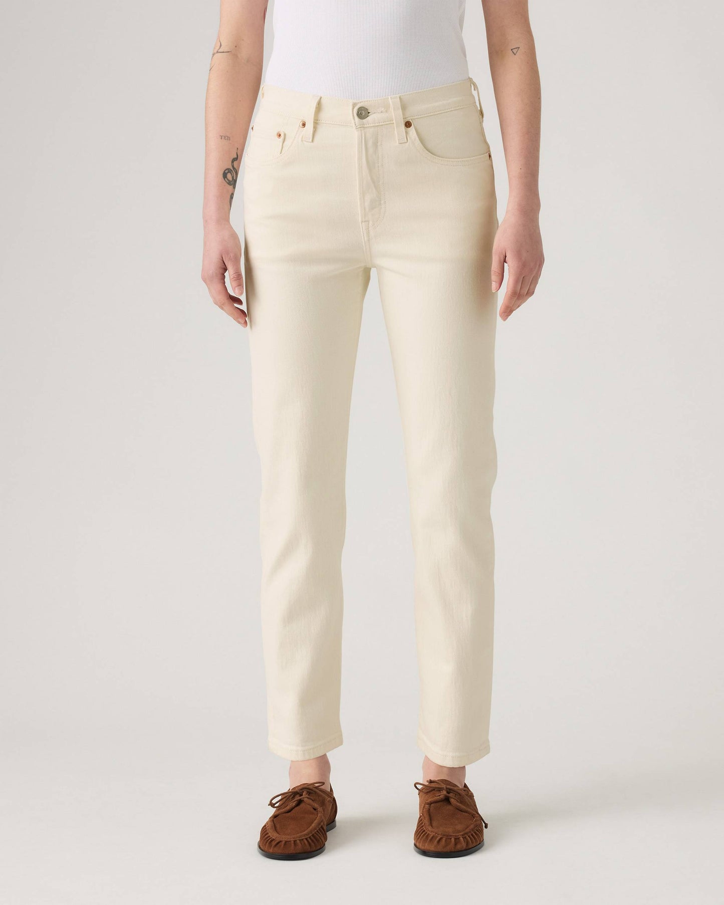 Levi's Women's 501® Original Straight Crop Jeans with Comfort Stretch