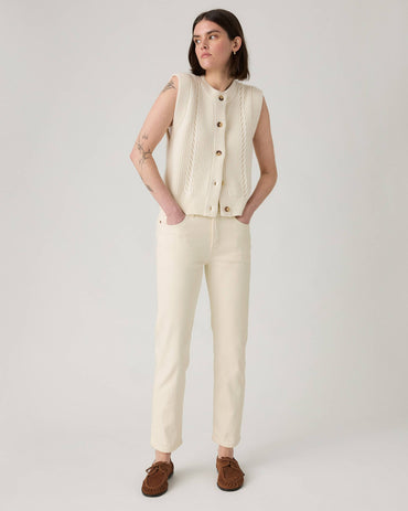 Levi's Women's 501® Original Straight Crop Jeans with Comfort Stretch