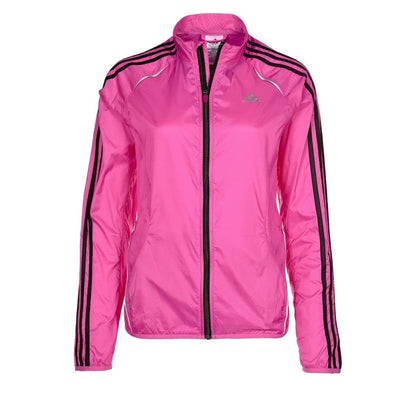 Vibrant Pink adidas Performance Women's ClimaProof Running Jacket with Reflective Details