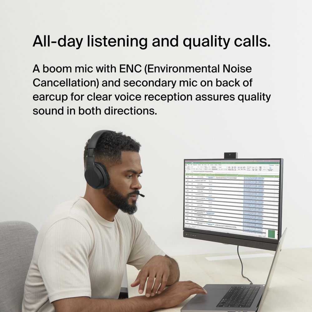 Belkin SoundForm Adapt Wireless Over-Ear Headphones