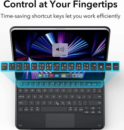 ESR iPad Air 5/4 and Pro 11” Rebound Magnetic Keyboard Case (German Version)