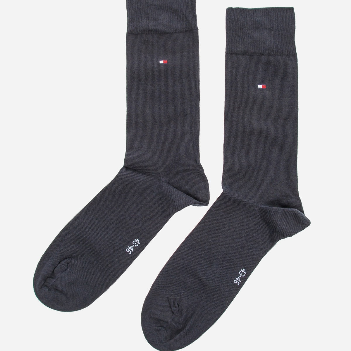 Tommy Hilfiger Men's Dark Blue Cotton Blend Crew Socks - 2 Pair Pack