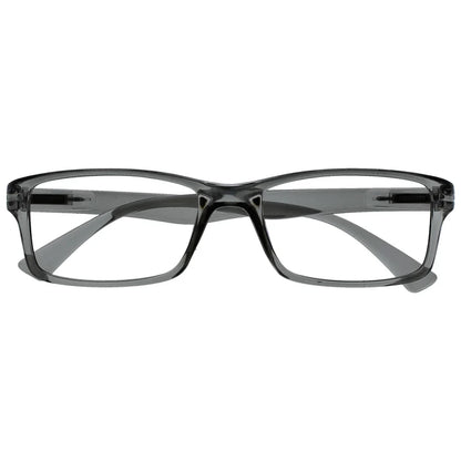 Opulize PEP Rectangular Reading Glasses with Spring Hinges