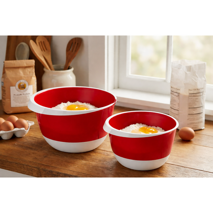 Excellent Houseware Mixing Bowl Non‑Slip, Dishwasher Safe - Set Of 2Pcs
