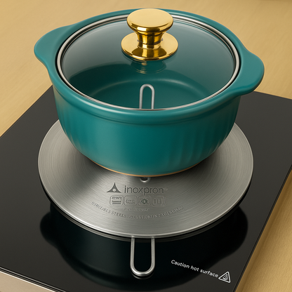 Inoxpran Universal Stainless Steel Induction Plate 21x21 cm
