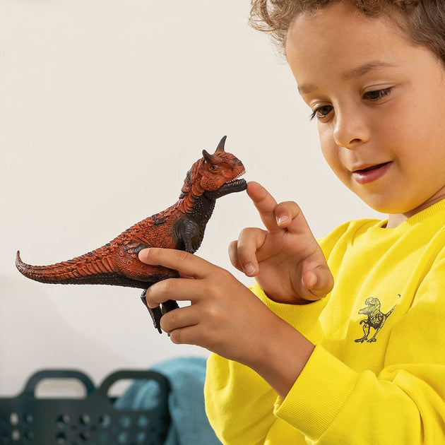 Schleich Dinosaurs Carnotaurus Figure: Realistic Prehistoric Predator Toy for Kids