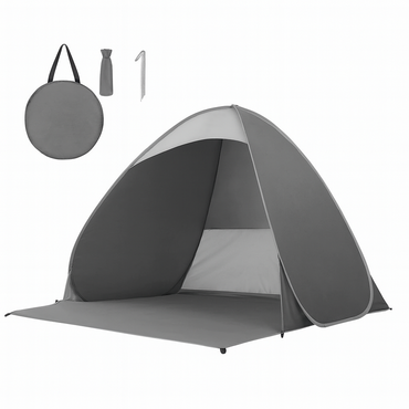 Qomolo Pop Up Beach Tent: Portable Automatic Anti-UV 50+ Sun Shade for Babies