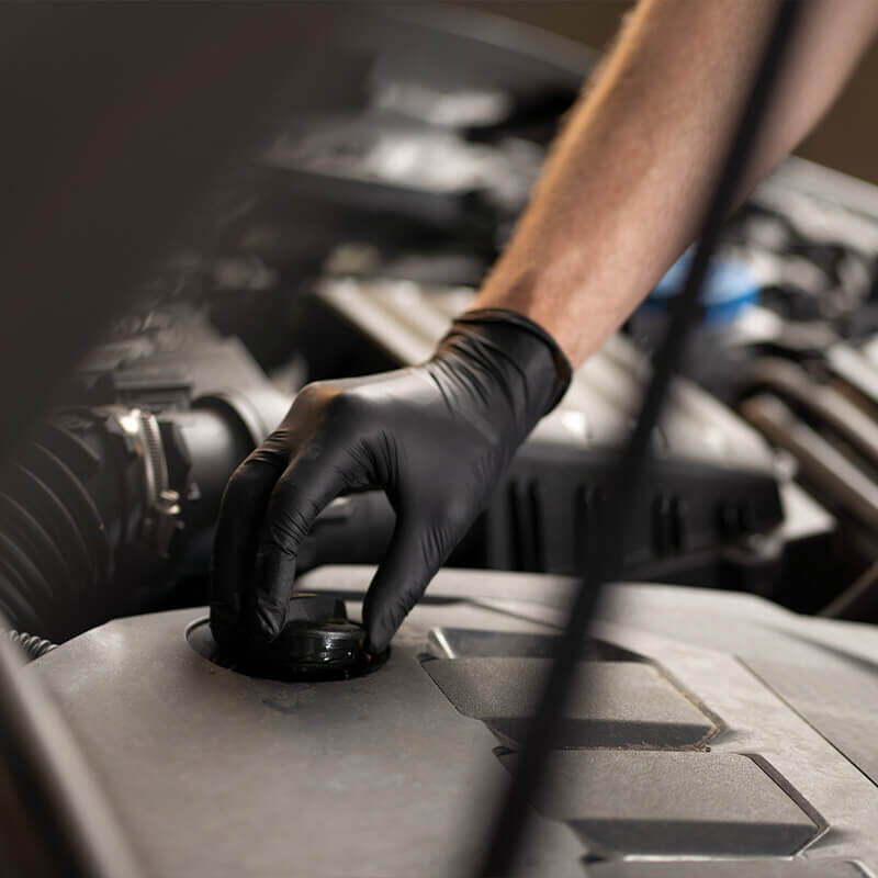 ARNOMED Nitrile MIDNIGHT BLACK Powder-Free Disposable Gloves, High-Quality, Tear-Resistant