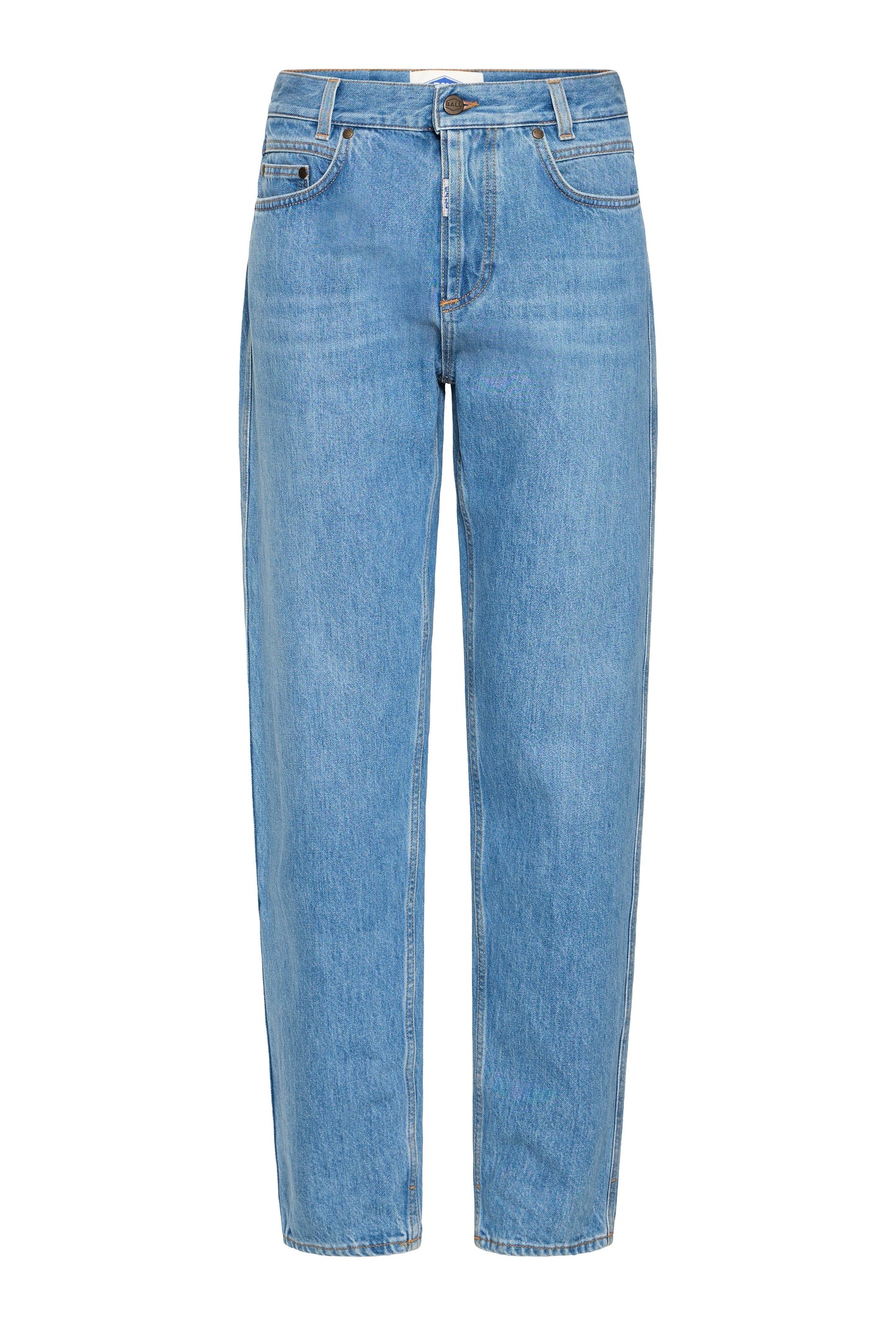 BAPAOLO Women's Stonewash Cropped Jeans: Comfortable Cotton Denim, Stylish Mid-Rise Fit