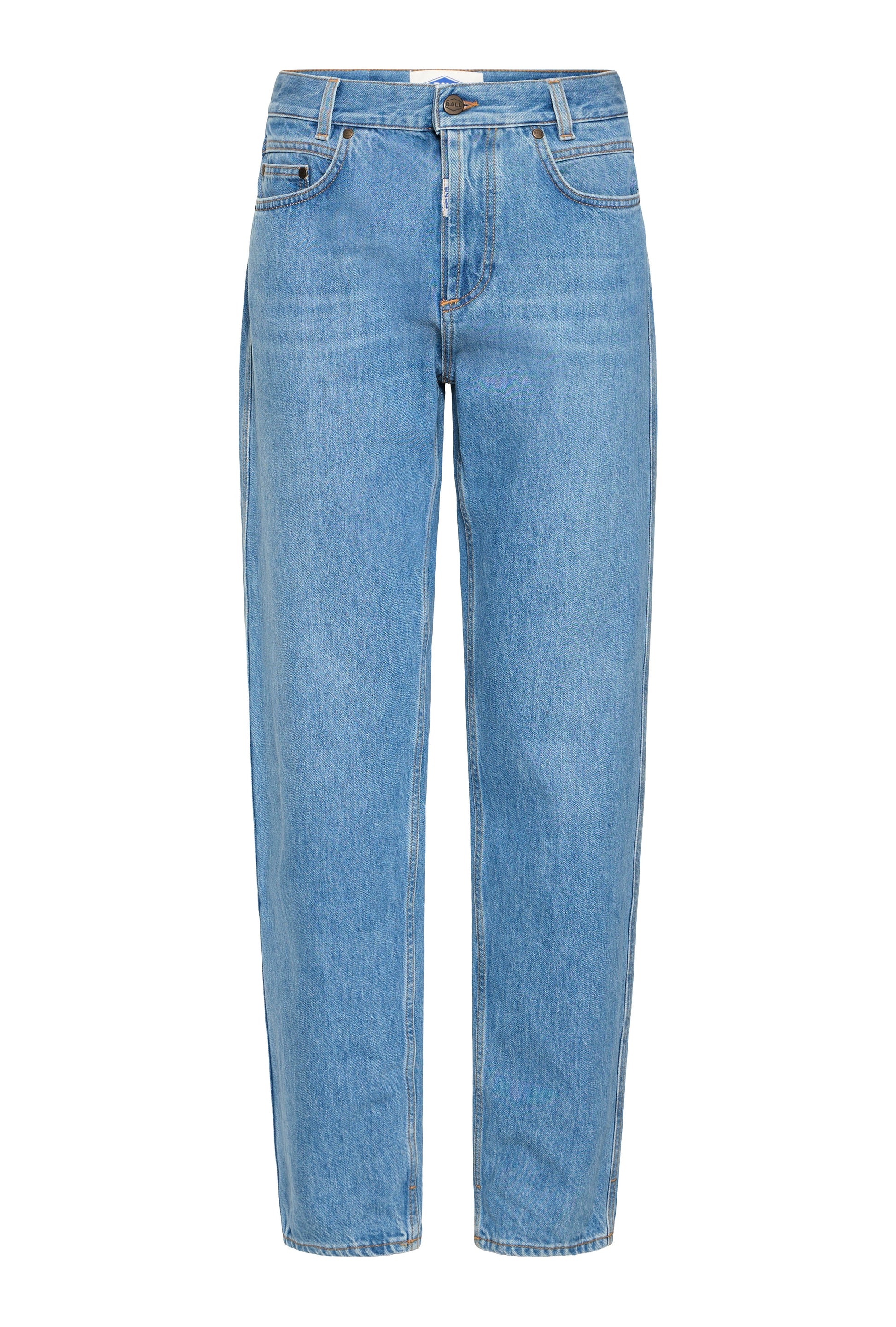 BAPAOLO Women's Stonewash Cropped Jeans: Comfortable Cotton Denim, Stylish Mid-Rise Fit