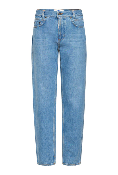 BAPAOLO Women's Stonewash Cropped Jeans: Comfortable Cotton Denim, Stylish Mid-Rise Fit