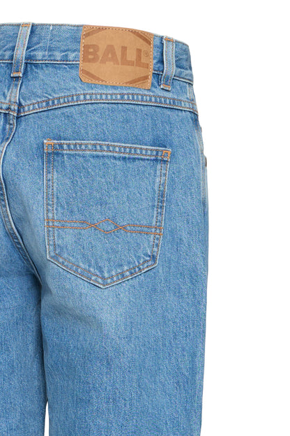 BAPAOLO Women's Stonewash Cropped Jeans: Comfortable Cotton Denim, Stylish Mid-Rise Fit