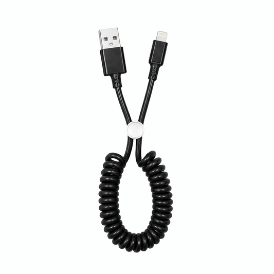 Spring Data Cable - Coil Cable Lightning Charging Cable