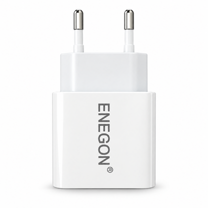 ENEGON 20W Type C Fast Charging Power Adapter – EU Plug