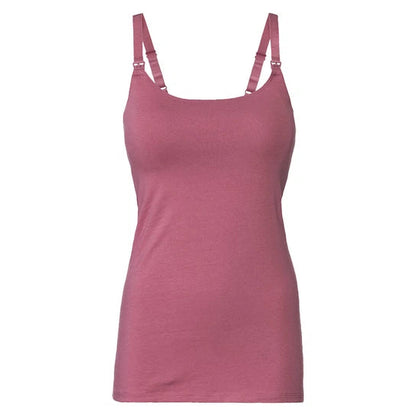 Esmara 426908 Women's Nursing Tank Tops With Built-In Bra Multicolor 2 Pack L