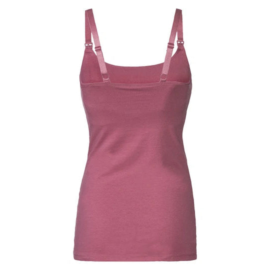 Esmara 426908 Women's Nursing Tank Tops With Built-In Bra Multicolor 2 Pack L