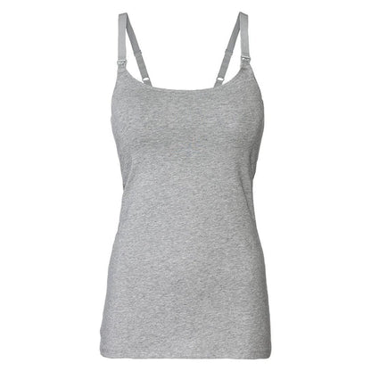 Esmara 426908 Women's Nursing Tank Tops With Built-In Bra Multicolor 2 Pack L