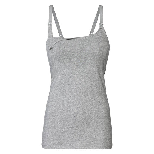 Esmara 426908 Women's Nursing Tank Tops With Built-In Bra Multicolor 2 Pack L