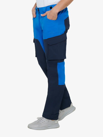 Elevate Men's Quick-Dry Trekking Trousers with Adjustable Fit
