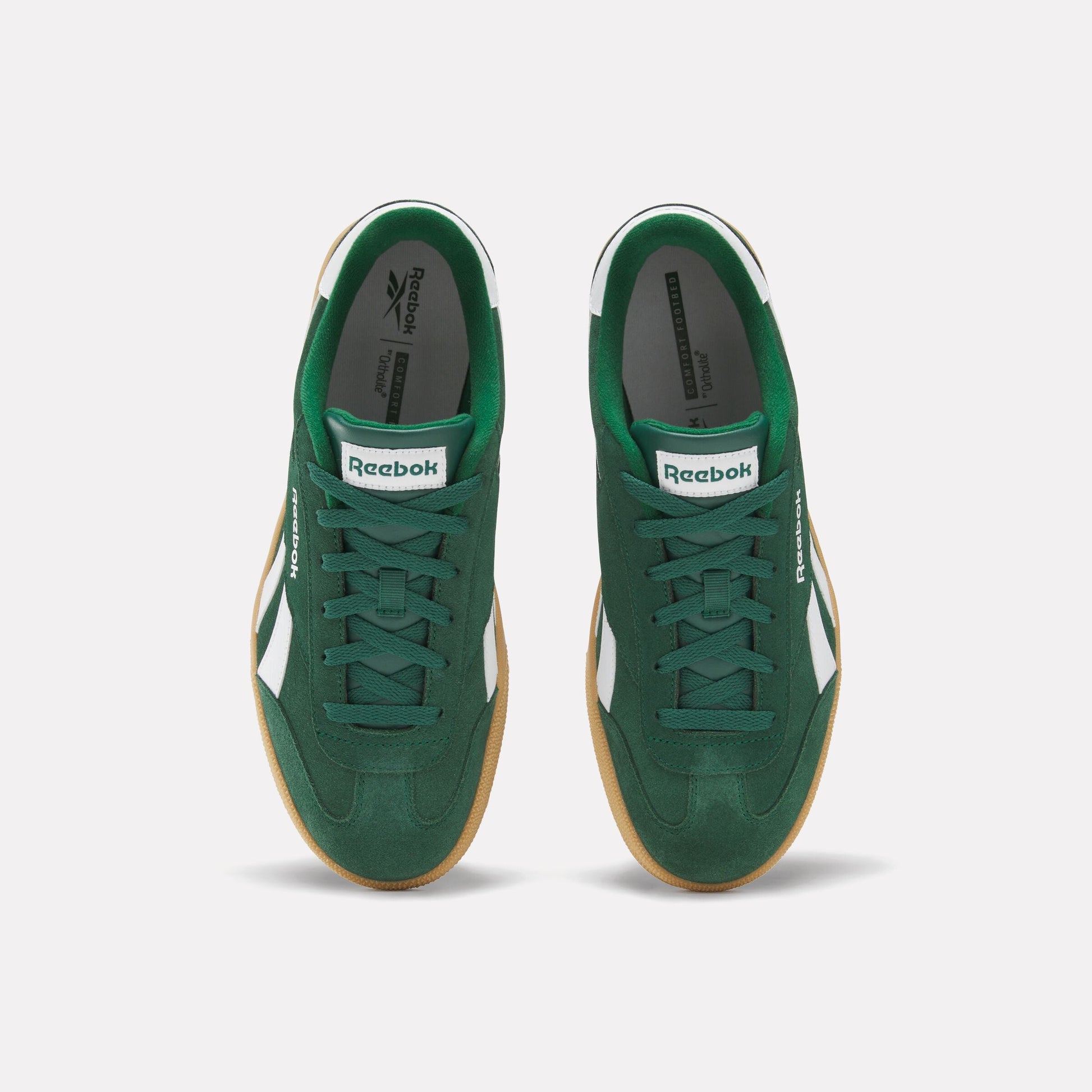Reebok Smash Edge Trainer 'Green' Men's Lifestyle Sneakers with Gum Sole