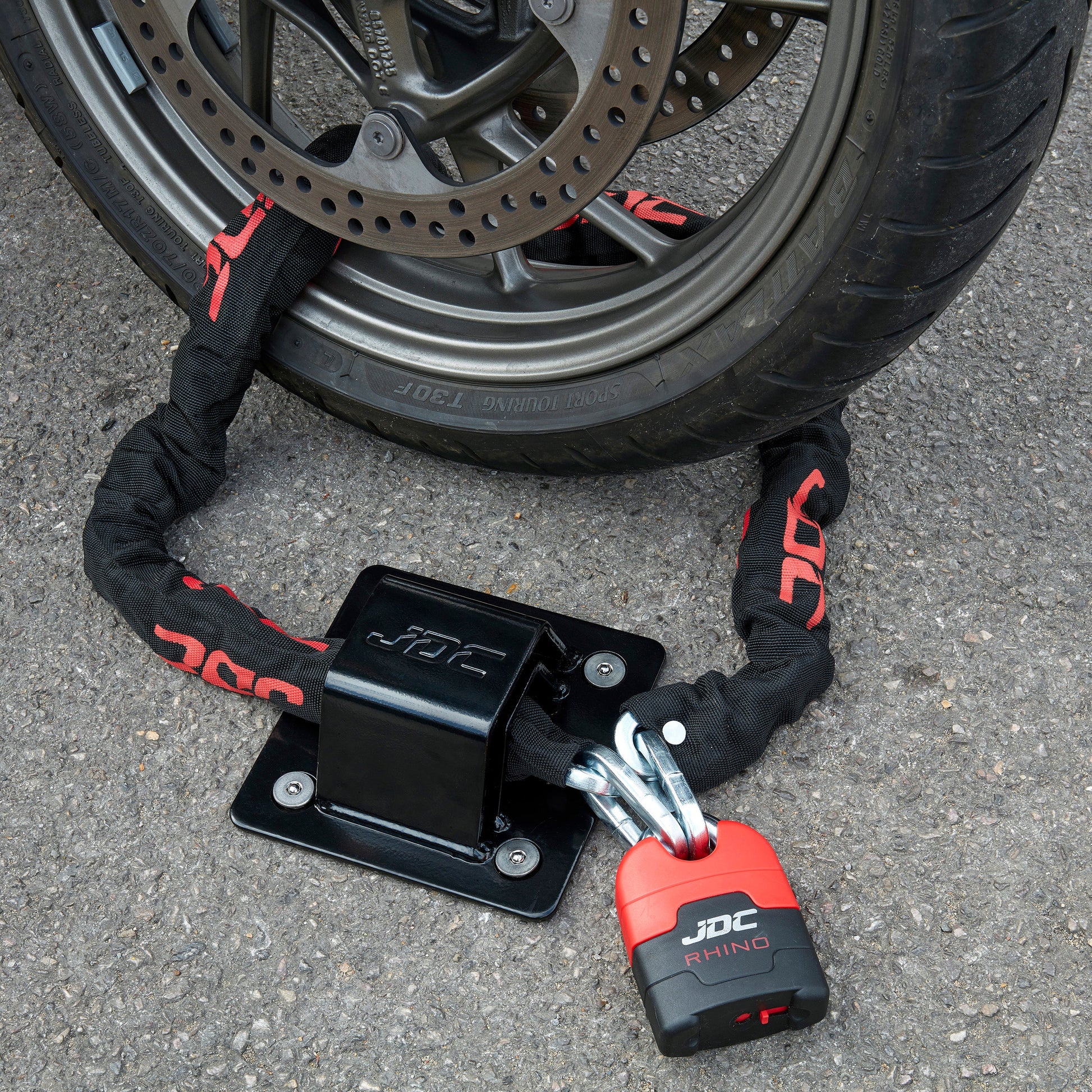 JDC Sphere Pro Motorcycle Ground Anchor – Heavy Duty Steel Security