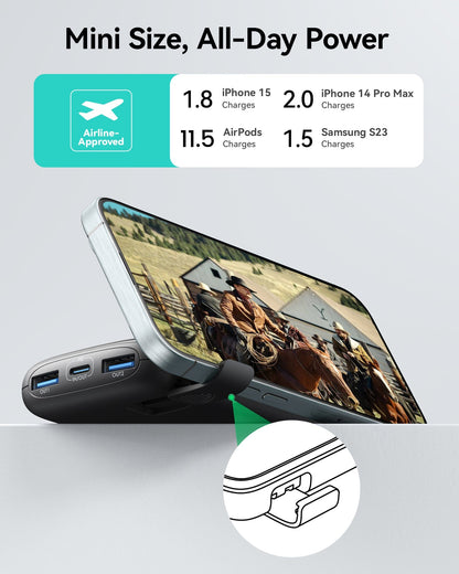 INIU B61 Carry Slim 10000mAh 22.5W Power Bank