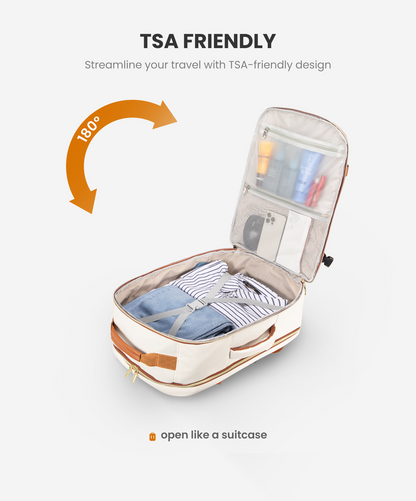 Freyja 40/50L Laptop Travel Backpack – Airline Approved, Water‑Resistant