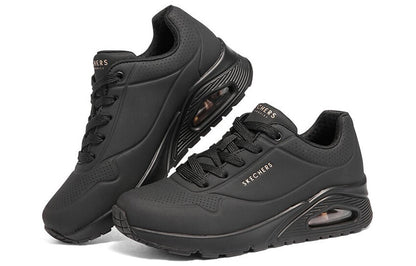 Skechers Women's Uno Black Classic Air-Cooled Memory Foam Sneakers