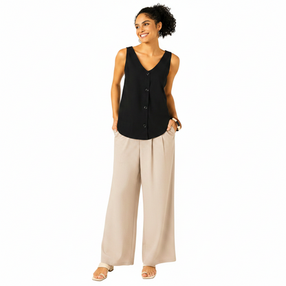 Esmara Button Front Sleeveless Top