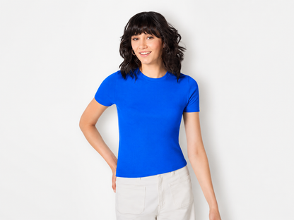 esmara® Ribbed Women's T-Shirt Classic Fit