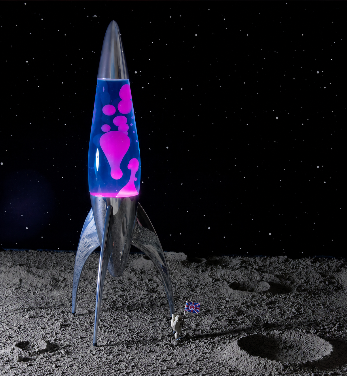 Mathmos Telstar Rocket Lava Lamp S101