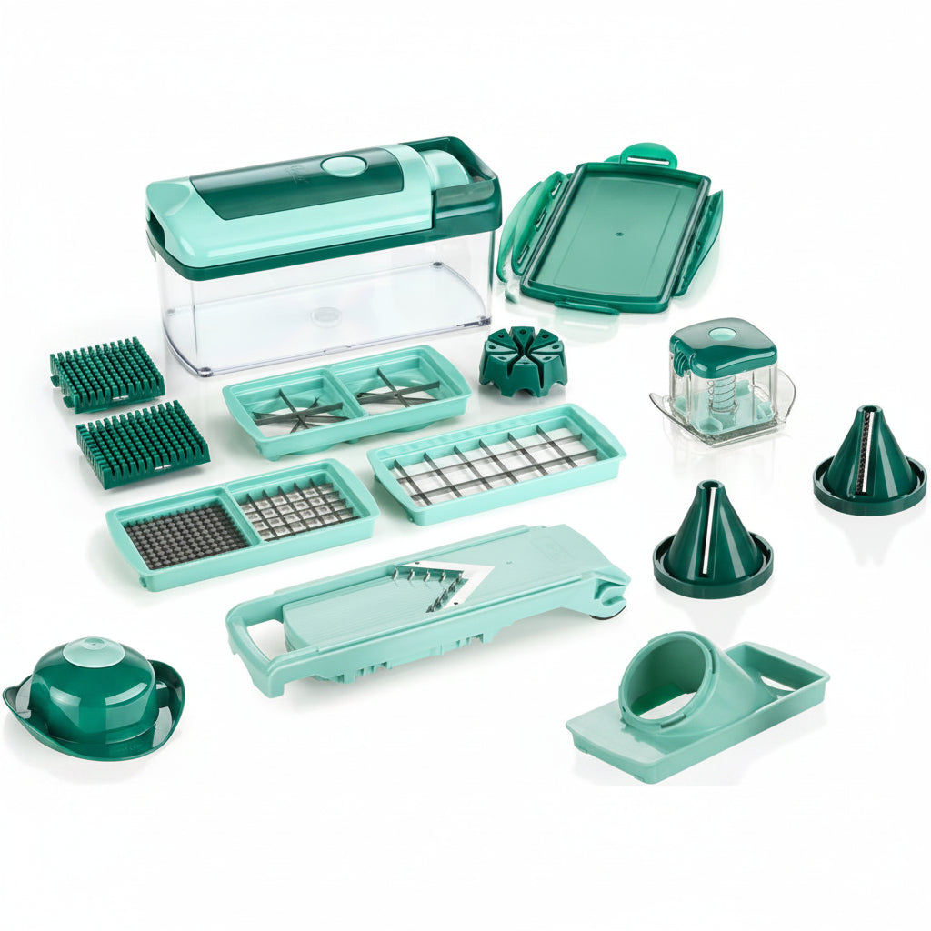 Genius Nicer Dicer Fusion Julietti Kitchen Tool Set 16-Piece