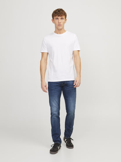 Jack & Jones Glenn Men's Slim Fit Blue Denim Jeans with High Stretch