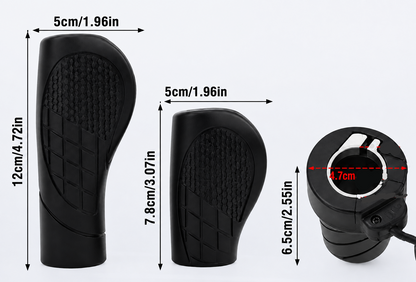 Wuxing WUX-HAF-THR Electric Bike Half Twist Throttle for E-Bike and E-Scooter