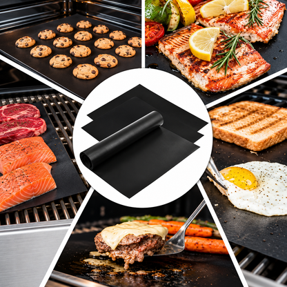 Kaufland Countryside Non-Stick Grill Mat Set 50 x 40 cm, 3-Piece
