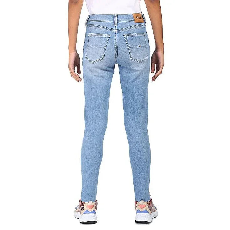 Tommy Hilfiger men's Light Blue Mid-Rise Skinny Ankle-Length Stretch Jeans - Gomix Brands Outlet