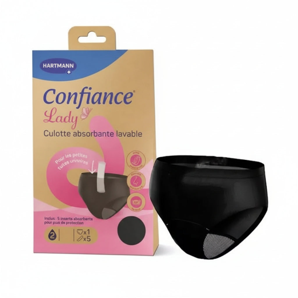 Confiance Lady Washable Absorbent Underwear for Women – Discreet Comfort